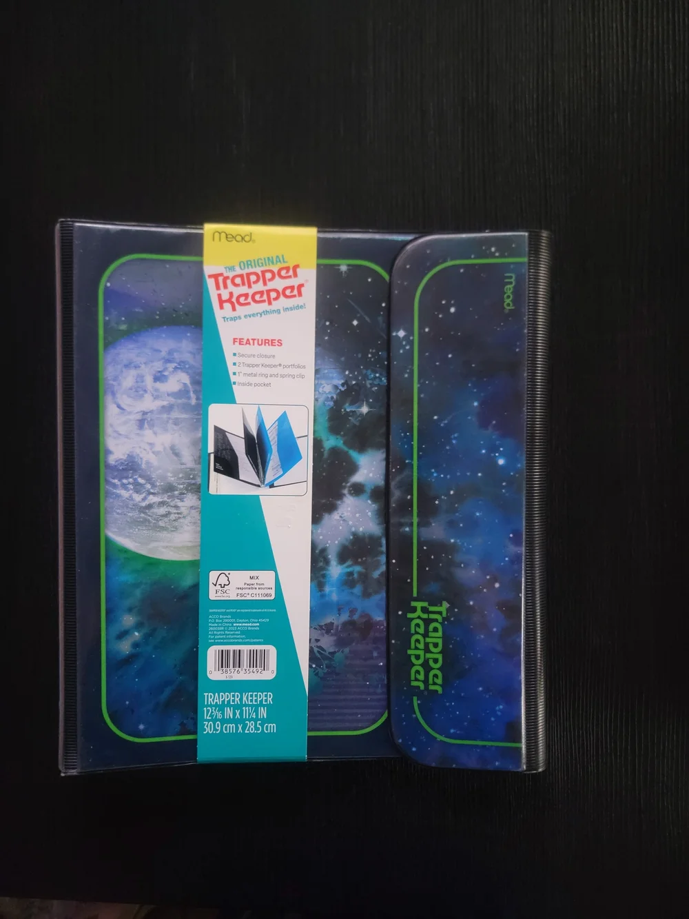 New Trapper Keeper ~ Binder Portfolio Folder 2023 Mead Retro Moon